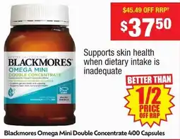 Chemist Warehouse Omega Mini Double Concentrate offer
