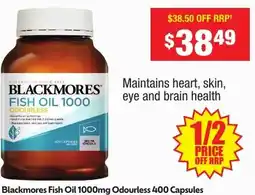 Chemist Warehouse Fish Oil 1000mg Odourless offer
