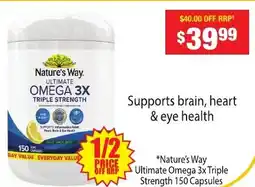 Chemist Warehouse Ultimate Omega 3x Triple Strength offer