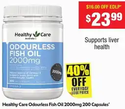 Chemist Warehouse Odourless Fish Oil offer