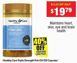 Chemist Warehouse Triple Strength Fish Oil offer