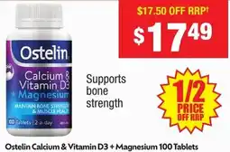 Chemist Warehouse Calcium & Vitamin D3 + Magnesium offer
