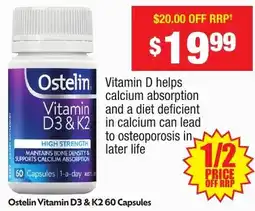 Chemist Warehouse Vitamin D3 & K2 offer