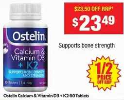Chemist Warehouse Calcium & Vitamin D3 + K2 offer