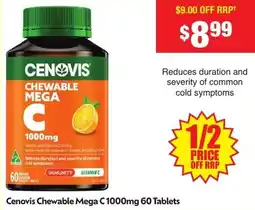 Chemist Warehouse Chewable Mega C offer