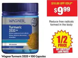Chemist Warehouse Wagner Turmeric 3333 + offer