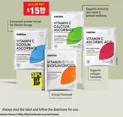 Chemist Warehouse Vitamin C 100g-125g Oral Powder offer