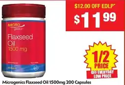 Chemist Warehouse Flaxseed Oil 1500mg offer