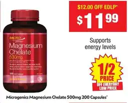 Chemist Warehouse Magnesium Chelate offer