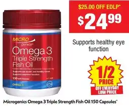 Chemist Warehouse Omega 3 Triple Strength Fish Oil offer