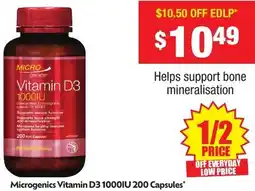 Chemist Warehouse Vitamin D3 1000IU offer