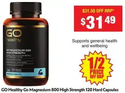 Chemist Warehouse Go Magnesium 800 High Strength offer