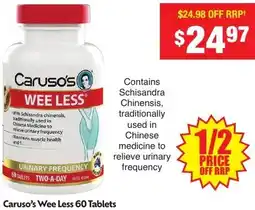 Chemist Warehouse Caruso's Wee Less offer