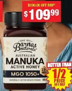 Chemist Warehouse Active honey MGO 1050+ offer