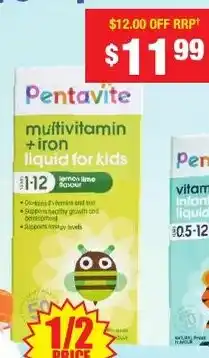 Chemist Warehouse multivitamin +iron liquid for kids offer