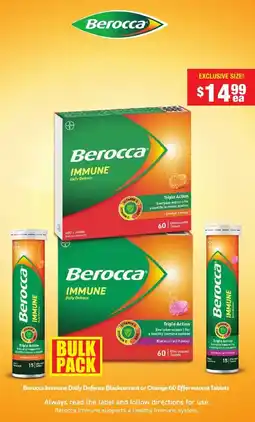 Chemist Warehouse Berocca Immune Daily Defence offer