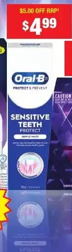 Chemist Warehouse Toothpaste Sensitivity & Gum Gentle White offer