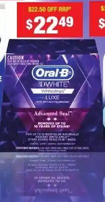 Chemist Warehouse 3D White Luxe Advanced Advanced Clean Refill White offer