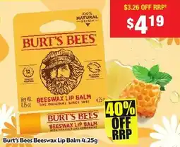 Chemist Warehouse Beeswax Lip Balm offer