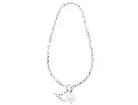 Bevilles Jewellery Sterling Silver &#039;Long Life, Good Friends&#039; Necklace offer