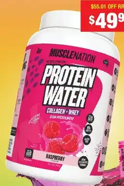 Chemist Warehouse Muscle Nation Protein Water offer