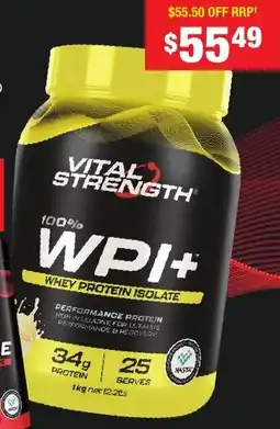 Chemist Warehouse Vital strength 100% wpi+ offer