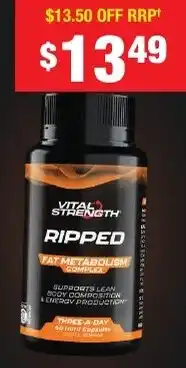 Chemist Warehouse Vital Strength Ripped offer