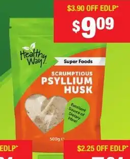 Chemist Warehouse Scrumptious psyllium husk offer