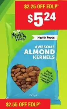 Chemist Warehouse Awesome almond kernels offer