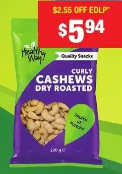 Chemist Warehouse Curly cashews dry roasted offer