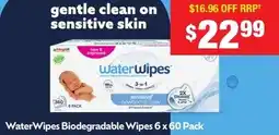Chemist Warehouse WaterWipes Biodegradable Wipes offer