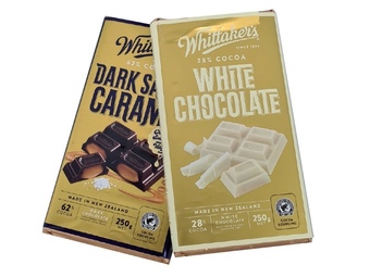 Australian Butchers Store Whittakers chocolate varieties offer