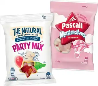 Pascall or The Natural Confectionery Co. Share Bags 150-350g Selected Varieties