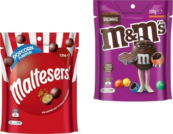 IGA M&M’s, Maltesers, Pods or Skittles 120-200g Selected Varieties offer