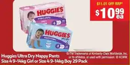 Chemist Warehouse Huggies Ultra Dry Nappy Pants offer