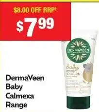 Chemist Warehouse DermaVeen Baby Calmexa Range offer