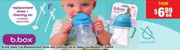 Chemist Warehouse B box Sippy Cup Replacement Straw and Cleaning Set or Sippy Cup Blueberry offer
