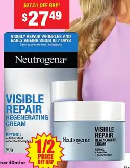 Chemist Warehouse Visible repair regenerating cream offer