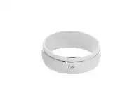 Bevilles Jewellery Stainless Steel Cubic Zirconia Mens Ring - W offer