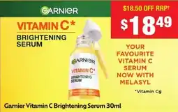 Chemist Warehouse Garnier Vitamin C Brightening Serum offer