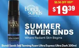 Chemist Warehouse Bondi Sands Self Tanning Foam Ultra Express Ultra Dark offer
