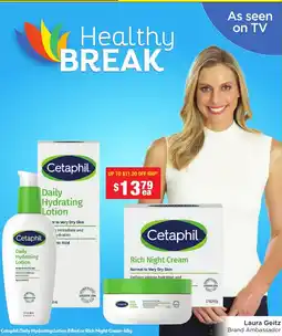 Chemist Warehouse Cetaphil Daily Hydrating Lotion or Rich Night Cream offer