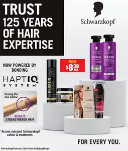 Chemist Warehouse Schwarzkopf Haircare Hair Colour & Styling Range offer