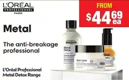 Chemist Warehouse L Oréal Professionel Metal Detox Range offer