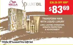 Chemist Warehouse Wella sp luxeoil trio gift set offer