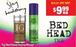 Chemist Warehouse Tigi Bed Head Styling Range offer