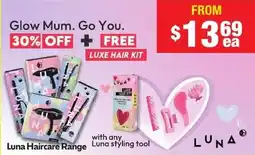 Chemist Warehouse Luna Haircare Range offer