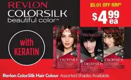 Chemist Warehouse Revlon ColorSilk Hair Colour Assorted Shades Available offer