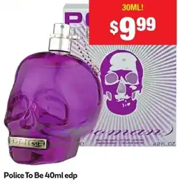 Chemist Warehouse Police To Be edp offer