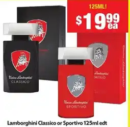 Chemist Warehouse Lamborghini Classico or Sportivo edt offer